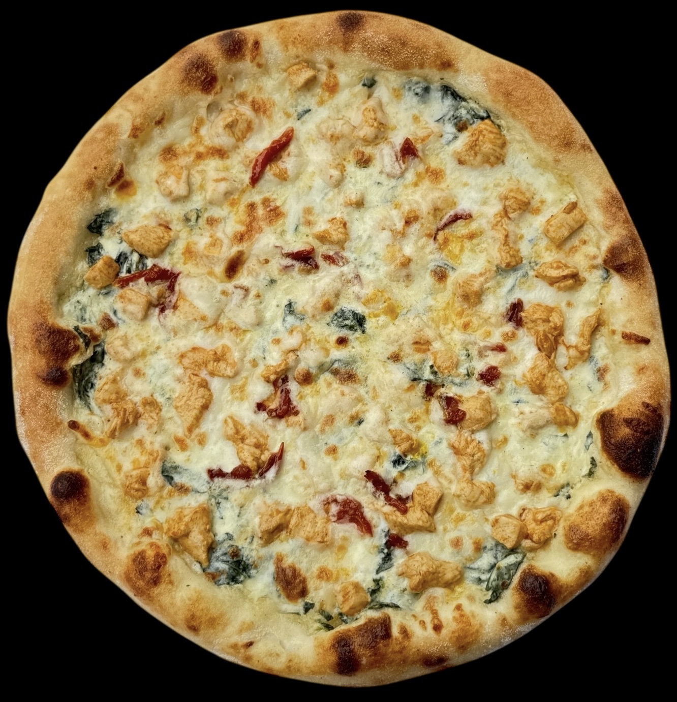 مرغ و اسفناج